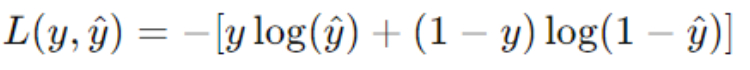 Binary Cross Entropy Equation