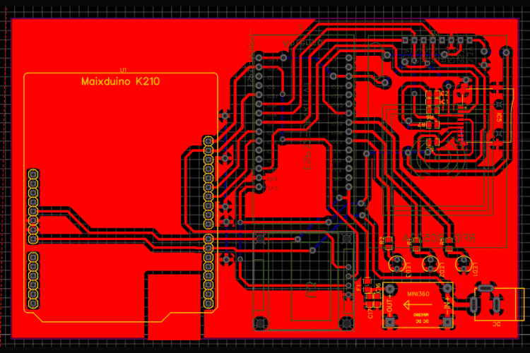 Maixduino K210 PCB