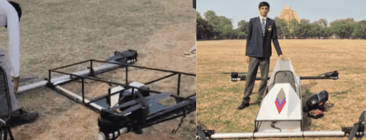 Passenger Drone Using Agricultural Drone Motors