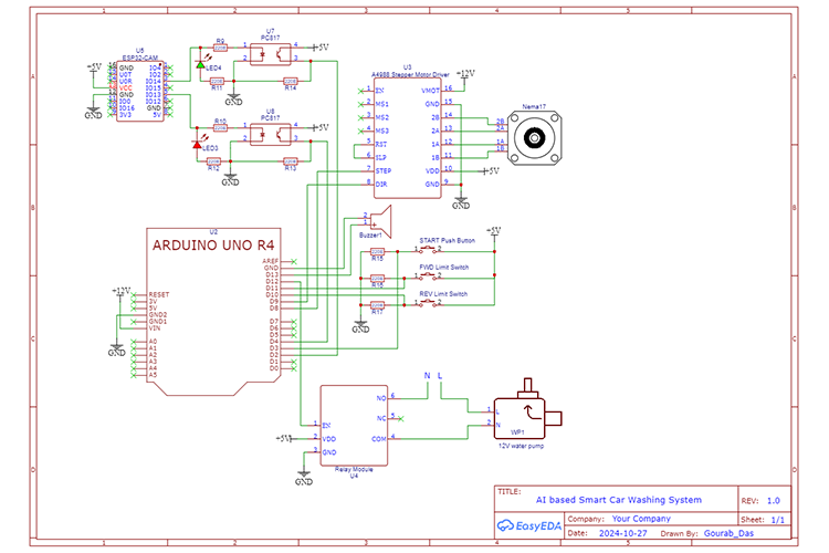 Schematics Smart Car Washing System