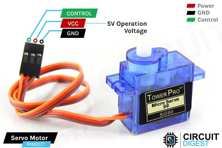 Servo Motor Pinout