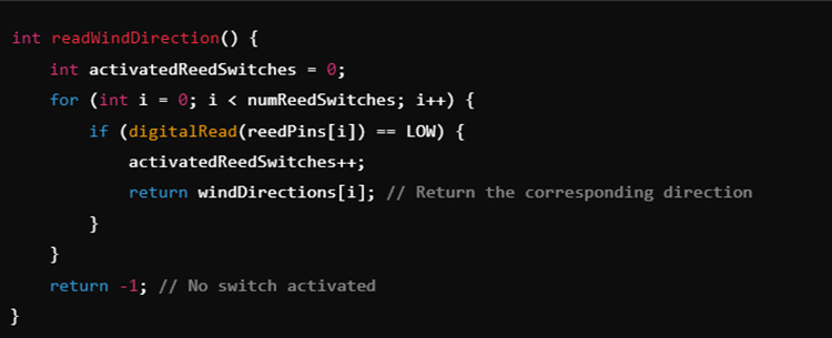 Arduino Checks the State of Each Reed Switch