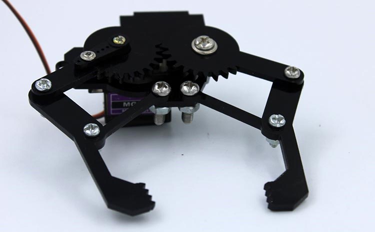 gripper hand and servo base plate