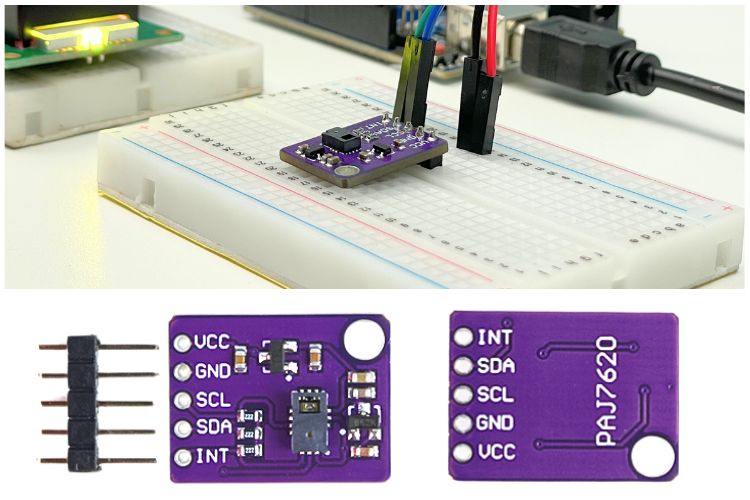 Image of PAJ7620 Gesture Recognition Module