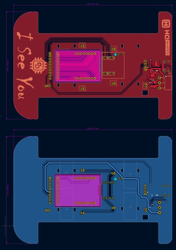 PCB of ESP32 Cam Car