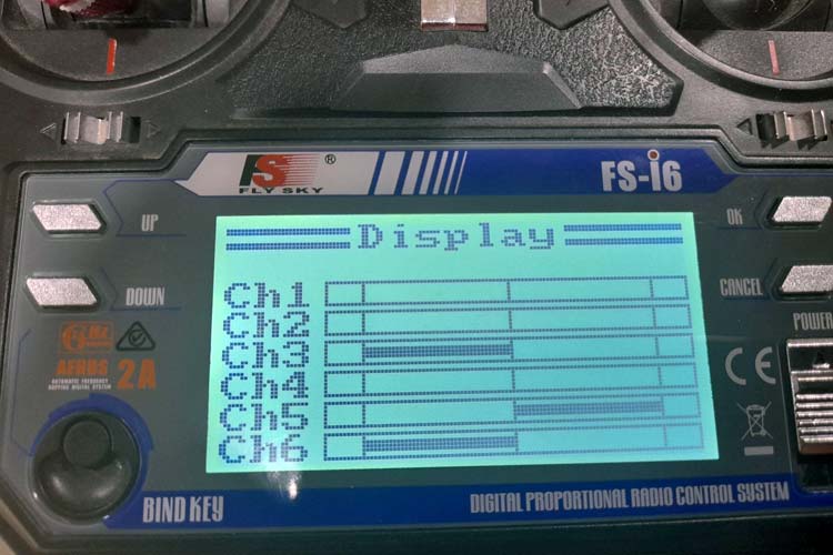 FS-i6 Transmitter Display Option