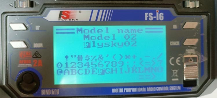 FS-i6A Model Name