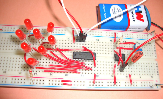 Heart Shaped Serial LED Flasher