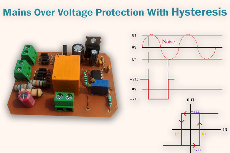 230V AC Mains Over Voltage Protection Circuit 