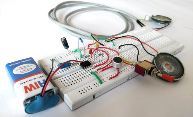 Simple Two Way Intercom Circuit