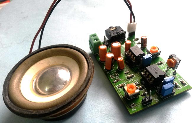 Voice Modulator Circuit using LM358 and LM386