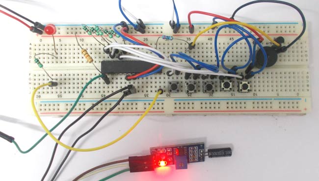 Theft Alert System using ATmega8 Microcontroller and Tilt Sensor