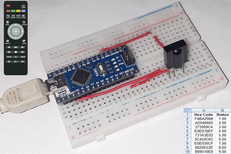 IR Remote Decoder using Arduino