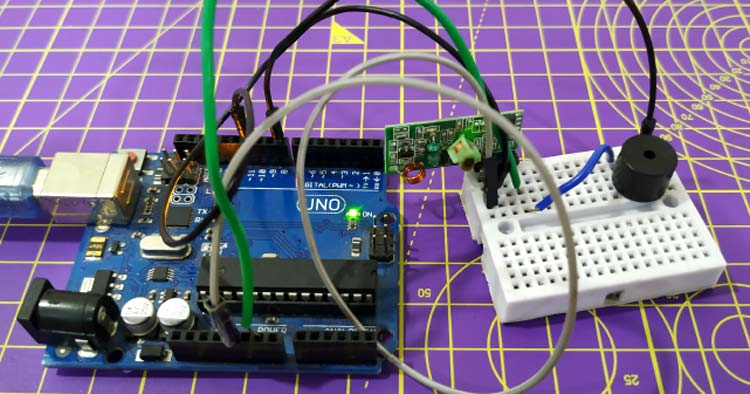 Wireless Doorbell using Arduino and RF Module 