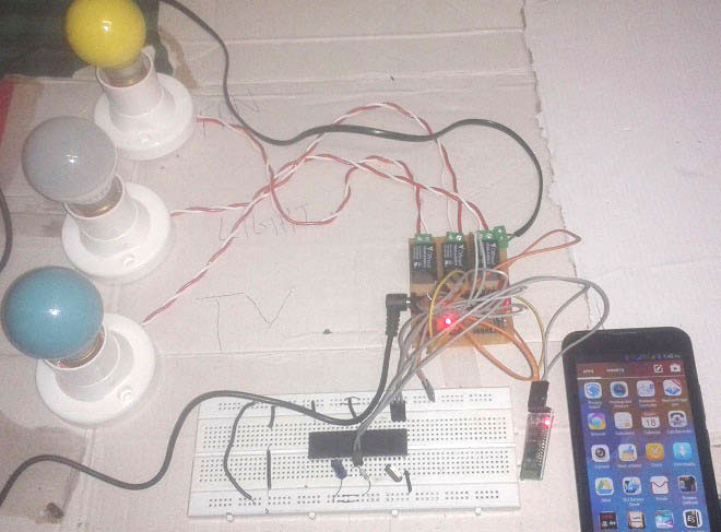 Bluetooth Controlled Home Automation System Using 8051 Microcontroller