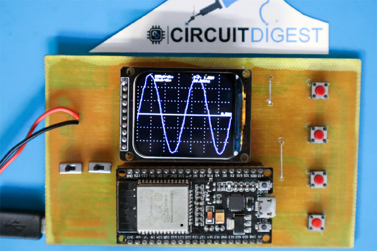 DIY ESP32 based Oscilloscope