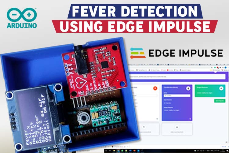 Fever Detection using Edge Impulse Traing Model and Arduino