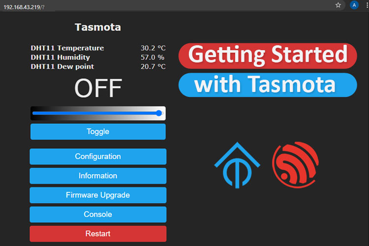 Getting Started with Tasmota