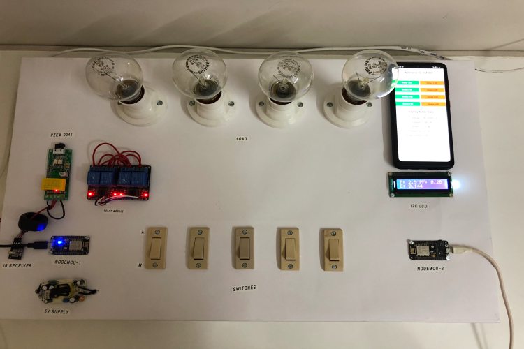 IoT based Smart Phone controlled Home Automation using NodeMCU