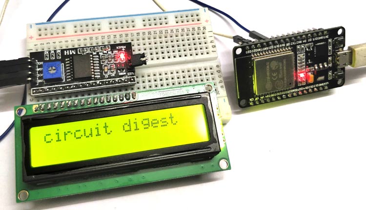 Interfacing 16X2 LCD with ESP32 using I2C