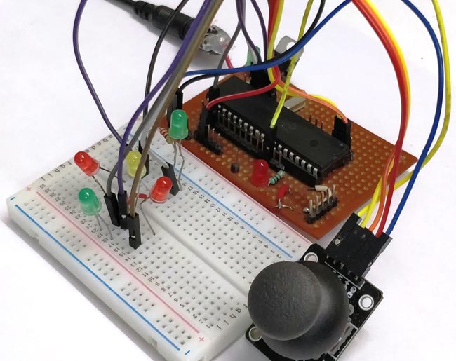 Interfacing Joystick with PIC Micro-controller