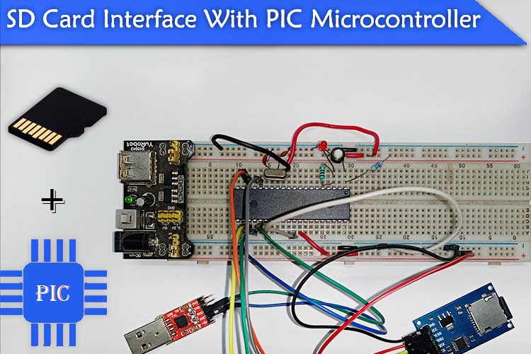 Interfacing SD Card with PIC Microcontroller