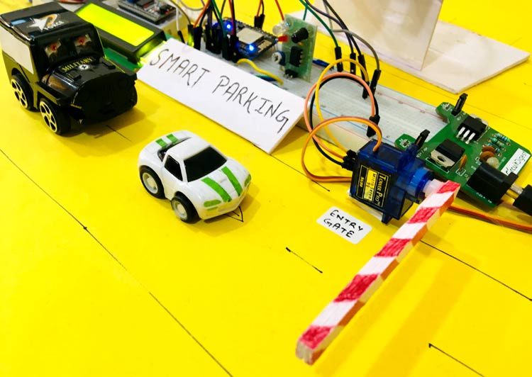 IoT based Smart Parking System using ESP8266 NodeMCU