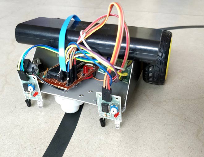 Line Follower Robot using PIC Microcontroller