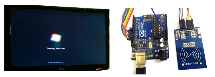 Login to Windows Computers using RFID tag and Arduino