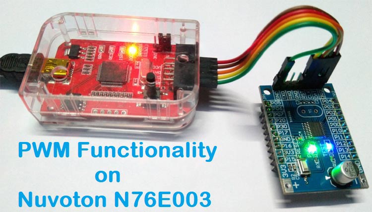 PWM Signal on Nuvoton N76E003 Microcontroller 