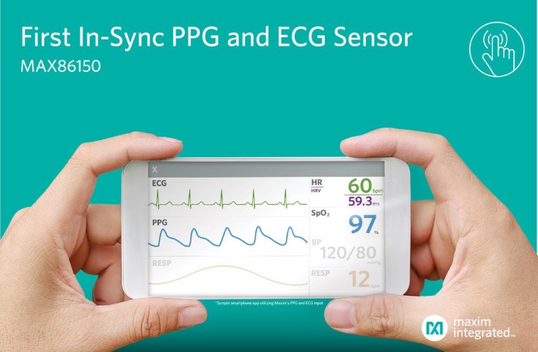  Integrated PPG and ECG Biosensor Module for Mobile Devices