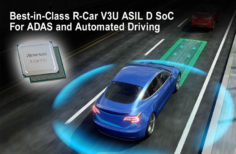 R-Car V3U ASIL D System on Chip from Renesas