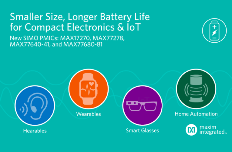 New SIMO PMICs Shrink Power Regulator Size for IoT Devices