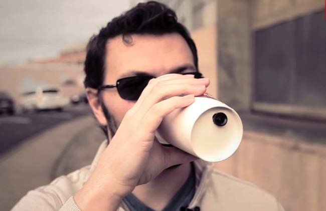 Arduino Coffee Cup Spy Camera