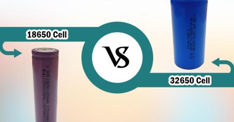 18650 Lithium Ion NMC Cells Vs 32650 LiFePO4 Cells