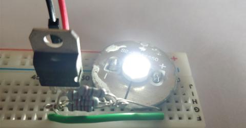 High Power (1W) LED Driver Circuit