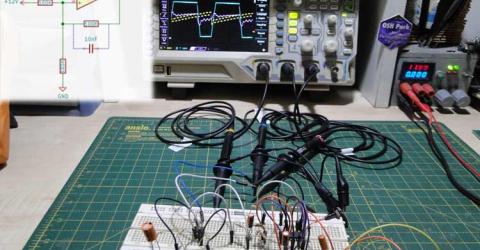 Designing a Schmitt Trigger using Op-Amp 