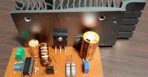 High Power Boost Converter Circuit using TL494