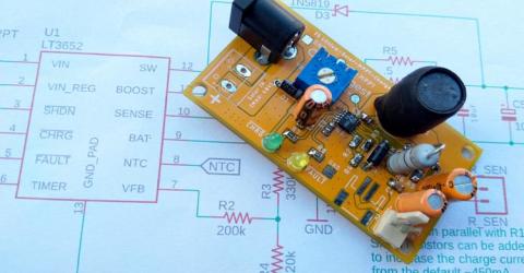 MPPT Solar Charge Controller Circuit using LT3652 