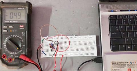 +5V and -5V Dual Power Supply Circuit Setup