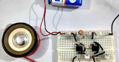 Ding Dong Sound Generator Door Bell Circuit using 555 Timer