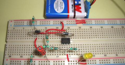 Op-amp IC LM741 Tester Circuit