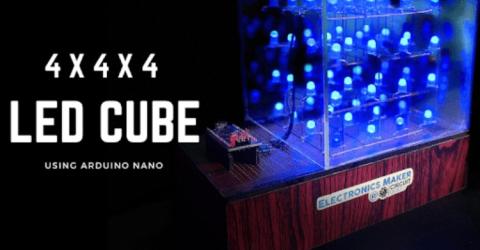 4x4x4 LED Cube