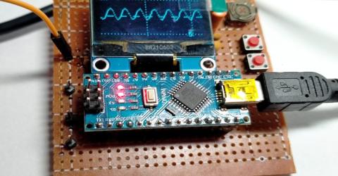 DIY Mini Oscilloscope using Arduino