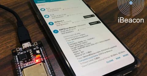ESP32 based Bluetooth iBeacon