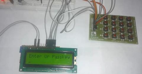 Electronic code lock using 8051 Microcontorller