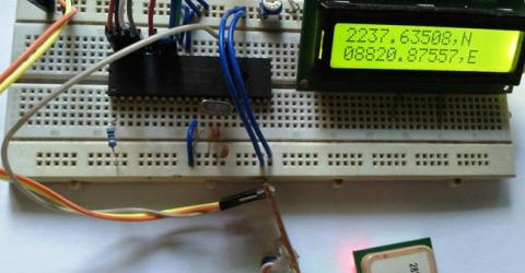 Interfacing GPS Module with PIC Microcontroller