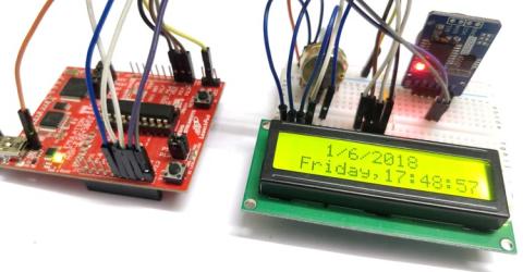 Interfacing RTC module (DS3231) with MSP430: Digital Clock