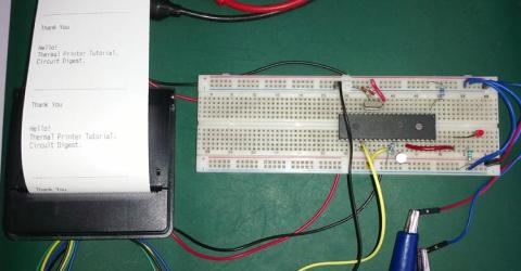 Thermal Printer interfacing with PIC16F877A