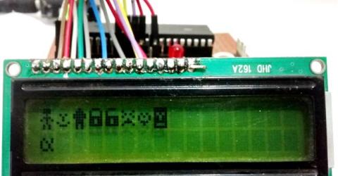 Display Custom Characters on 16x2 LCD using PIC Microcontroller